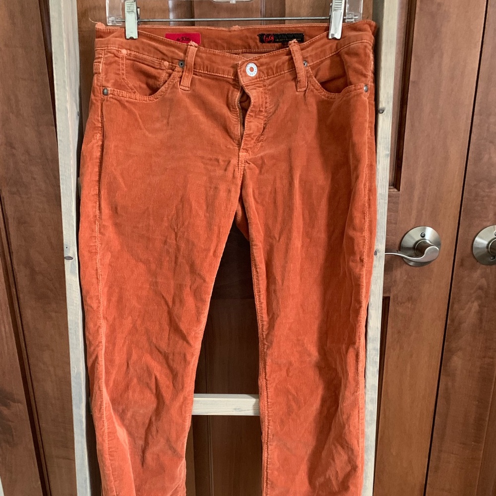 AG Adriano Goldschmied Vintage Orange Cords GUC